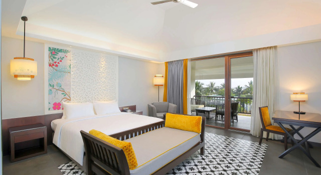 Шале с балконом и с видом на сад Radisson Resort Pondicherry Bay