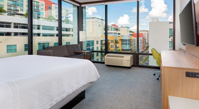 Двухместный номер Corner Hampton Inn Tampa Downtown Channel District