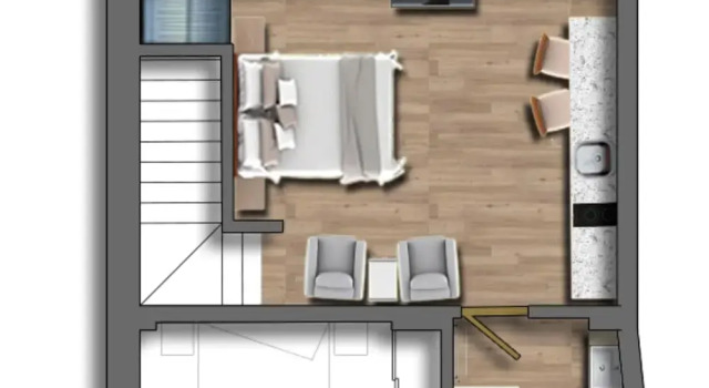 Студия Deluxe Casa Del Patio - Boutique Apartments
