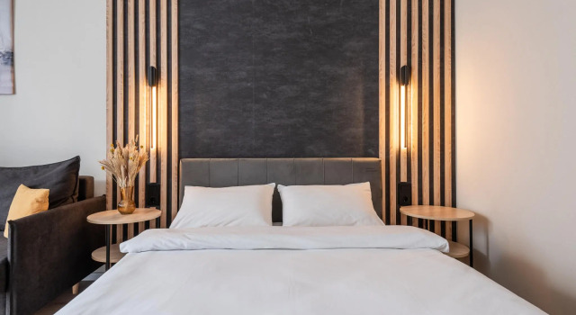 Апартаменты Bulbash Apartments (Бульбаш Апартаменты) на улице Петра Мстиславца 2