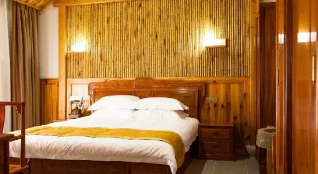 Люкс с красивым видом из окна Shanlilao Huangjing Courtyard Hostel