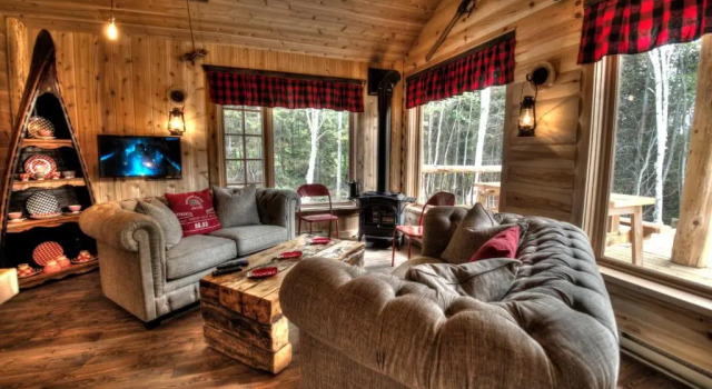 Le Bivouac - Les Chalets Spa Canada, Rezervovat Chata La Malbaie 