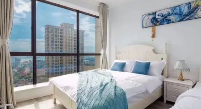 Люкс с 3 комнатами с видом на море North Sea Silver Beach Yu Nuo seascape vacation apartment