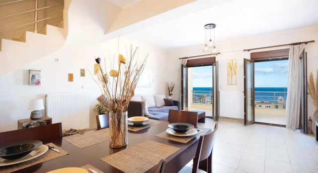 Dolce Alba-sea View Exclusive Maisonette, Забронировать Апартаменты/квартира Пигианос Кампос Центральный Крит