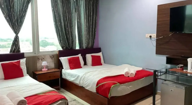 Четырёхместный семейный люкс Saujana City Hotel - Nearby KLIA