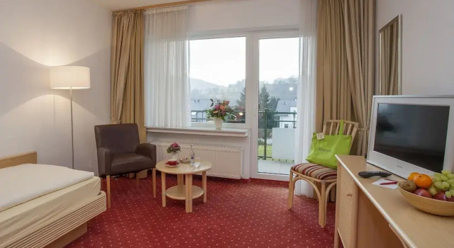 Одноместный номер Comfort с балконом Hotel & Ferienappartements Edelweiss
