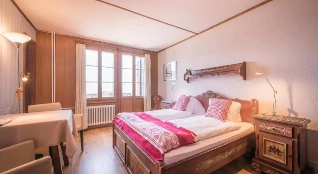 Двухместный номер Standard с балконом и с видом на озеро Hotel Fassbind Beausite