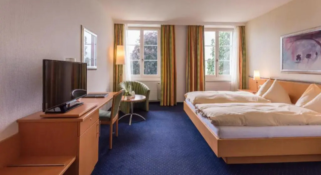 Двухместный номер Standard с видом на озеро Parkhotel Gunten - Beach & Spa