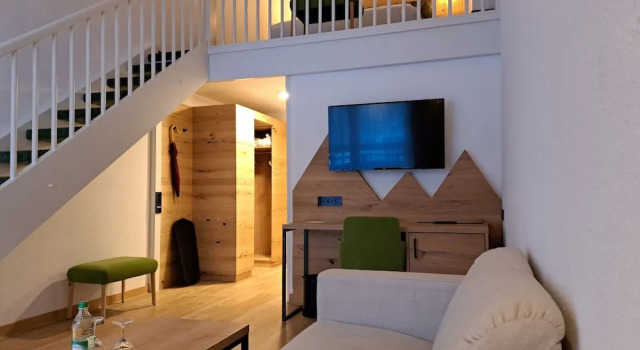Двухместный номер Alpine Maisonette с балконом Riessersee Hotel