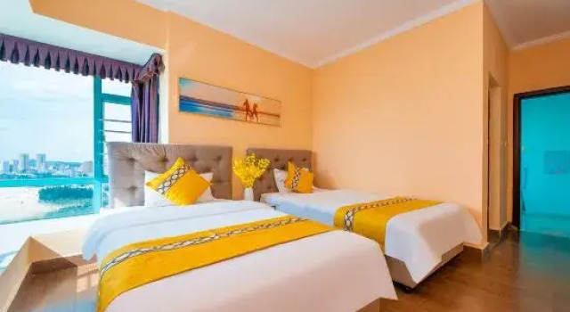 Люкс Luxury Yangjiang Zhapo Bitaoyuan Xiaoluo Vacation Homestay
