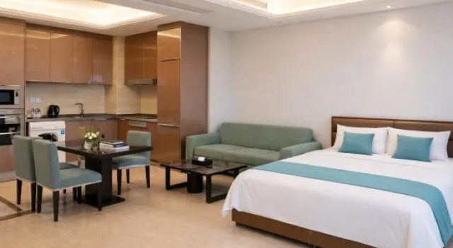 Четырёхместный люкс c 1 комнатой Cobblestone Holiday Apartment (Lingshui R&F Ocean Happy World)