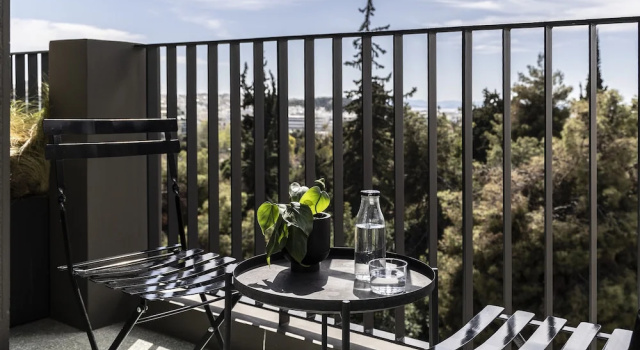Трёхместный номер Deluxe с балконом The Modernist Athens