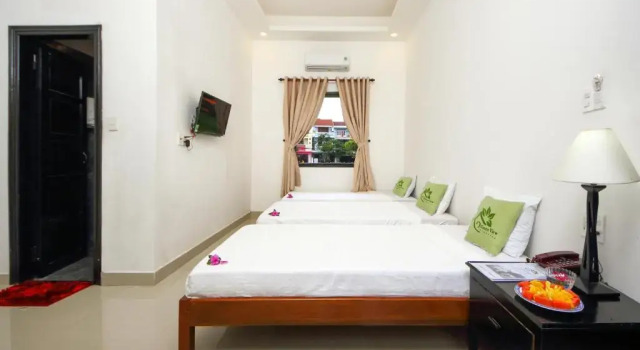 Трёхместный номер Deluxe с балконом и с видом на сад Hoi An Green View Homestay & Villa