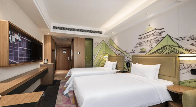 Hampton by Hilton Xian North Street, Book Hotel Hoteller i Shaanxi med parkering, Parkering