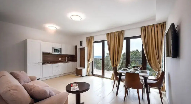 Апартаменты Comfort с красивым видом из окна Adria Lux Apartments Sveti Stefan