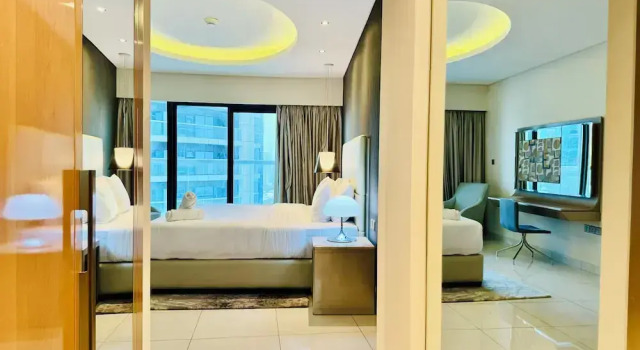 Venduras Cozy 1BR at Damac Tower, Забронировать Апартаменты/квартира Отели Эмирата Дубая с парковкой, рядом с Al Wajeha Al Maeyah Marine Transport Station, Парковка