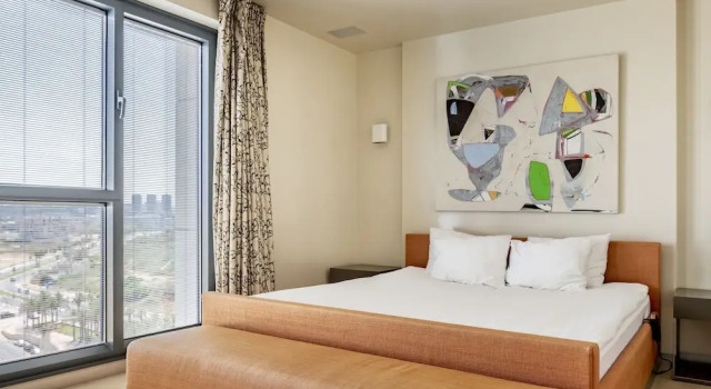 Panoramic Sea View W Pool & Gym Access, Book Lejlighed Herzliya Center District Israel