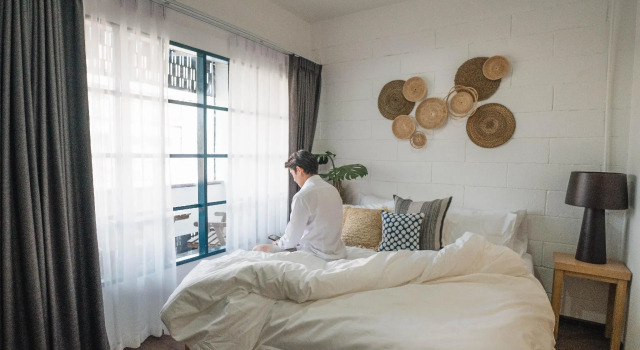 Двухместный номер Deluxe с балконом Stay North Gate Bed and Breakfast
