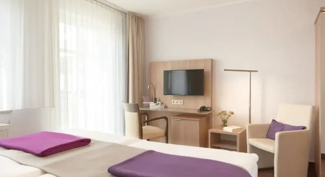 Двухместный номер Standard с балконом и с частичным видом на море Hotel Seeschloss