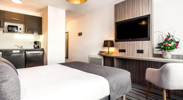 Студия Nemea Appart Hotel Quai Victor Tours Centre