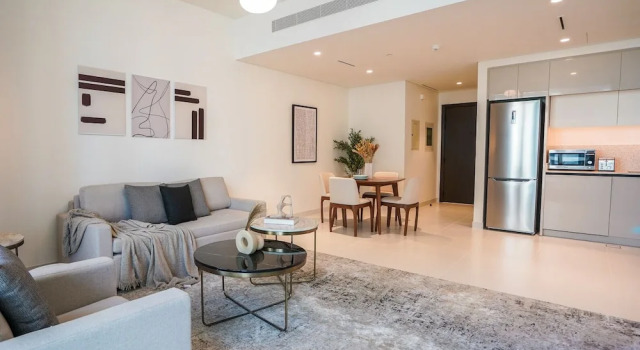 Aya - Beachfront Apartment With all Amenities and Pool, Забронировать Апартаменты/квартира Пальма Джумейра , рядом с Международный яхт-клуб Дубая