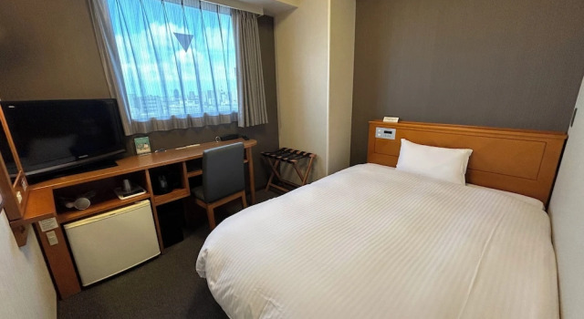 Номер Standard с красивым видом из окна Hotel Route-Inn Kanazawa Ekimae