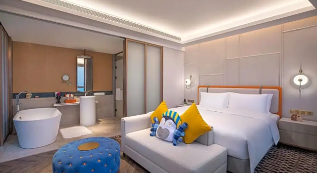 Двухместный люкс c 1 комнатой с видом на реку voco Chongqing Chaotianmen by IHG