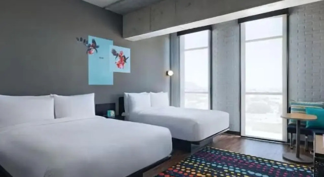 Четырёхместный номер Standard Aloft by Marriott Guadalajara Sur