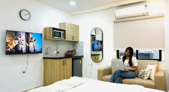 Olive Serviced Apartments-HICC Hyderabad, Rezerwuj Apartament Hotele w Telangana ze śniadaniem, Śniadanie