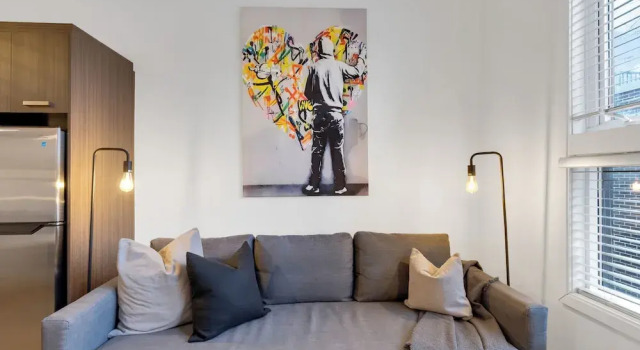 Апартаменты Premium Мансарда c 1 комнатой с видом на город LiV MTL Main Plateau Suites Near Downtown Montreal