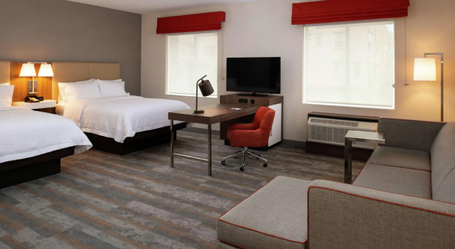 Четырёхместная студия Hampton Inn & Suites Buena Park