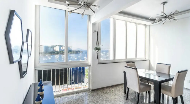 Апартаменты Comfort Botafogo: amplo com vista para o mar