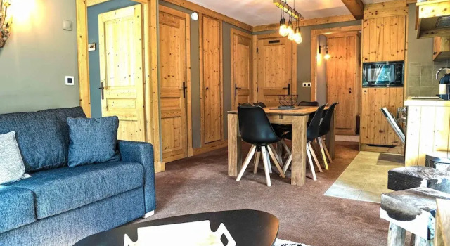 Apartment With 2 Bedrooms in Les Deux Alpes, With Wonderful Mountain View, Terrace and Wifi - 50 m From the Slopes