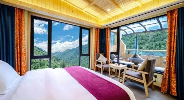 Люкс Siguniang Mountain Bailu Zhuokang Homestay