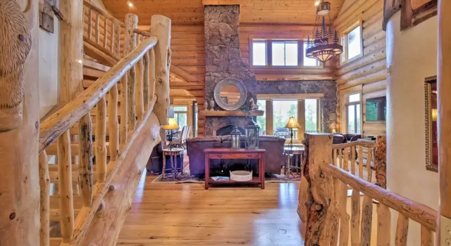 22str-00506 Fairplay Log Cabin: 26 Mi to Breck!, Réserver Maison de vacances Fairplay Colorado