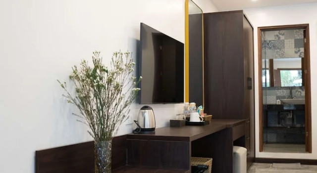 Четырёхместный номер Luxury с балконом Châu Sơn Garden Resort