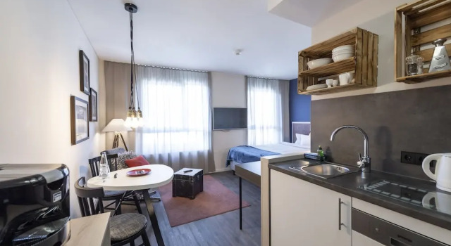 Одноместный номер Standard HARBR. boardinghouse Ludwigsburg