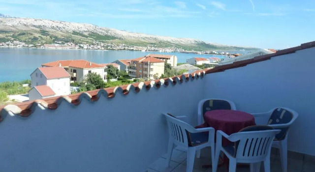 Апартаменты с 2 комнатами с балконом и с видом на море Apartment Fabijanić