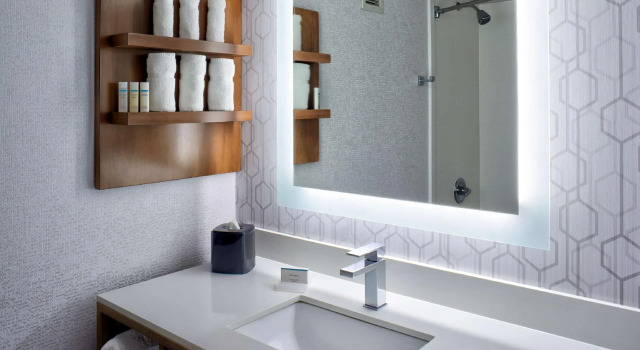 Четырёхместный номер Standard Hilton Garden Inn Detroit Downtown