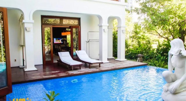 Villa 3BR Furama's Villa Da Nang- Free airport pick up, Prenota Villa Hotel a Da Nang con parcheggio, Parcheggio