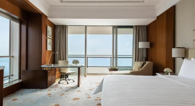 Двухместный семейный номер Executive с видом на море Shangri-La Qinhuangdao