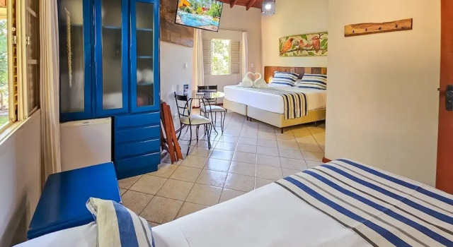 Номер Superior с балконом Hotel Pousada Águas de Bonito
