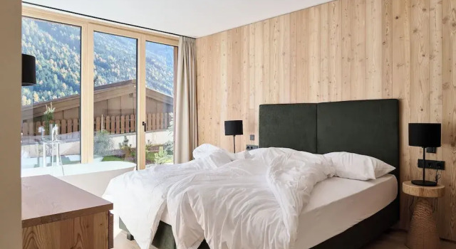 Апартаменты Superior с балконом и с видом на горы Lärchenlodge SkySpa und Rooftop Pool