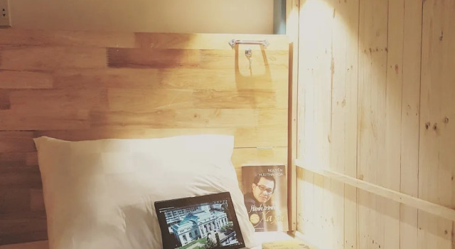 Кровать в общем номере KHA Hostel & Cafe