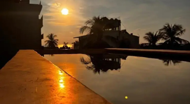 Двухместный номер Standard с видом на бассейн Casa Ampa Zikatela- Brisas de Zicatela- Puerto Escondido