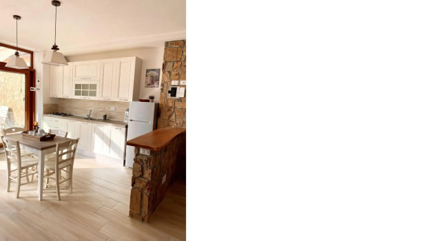 Lovely two-room apartment, newly opened, in a semi-detached villa in a panoramic position.-Villetta Zuccale 4, Book Apartment Capoliveri Elba