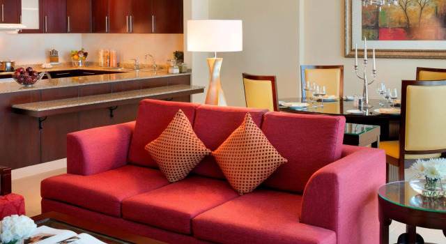 Апартаменты с 3 комнатами с балконом и с видом на город Marriott Executive Apartments Manama, Bahrain
