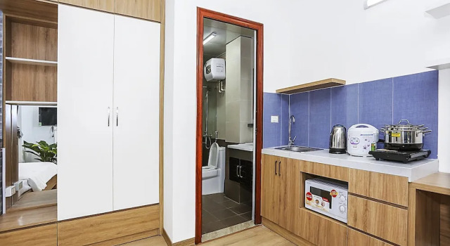 Студия Business с балконом Nythome Giang Vo