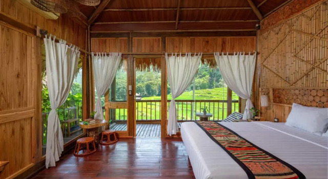 Полулюкс с видом на горы Puluong Luna Resort
