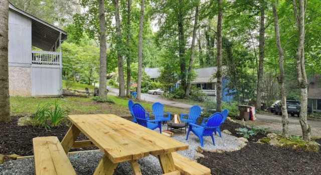 Maggie Valley Mtn Escape w/ Fire Pit & Deck